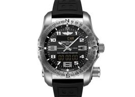 Breitling Emergency E76325221B1S1 (2024) - Zwart wijzerplaat 1 ATM Titanium