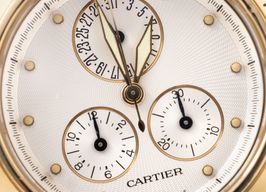 Cartier Pasha 1353 1 (1990) - Wit wijzerplaat 36mm Geelgoud