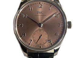 IWC Portuguese Automatic IW358313 (2023) - Roze wijzerplaat 40mm Staal