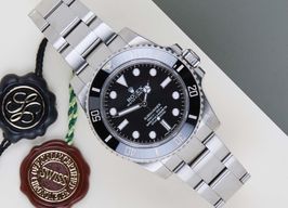 Rolex Submariner No Date 114060 (2012) - Zwart wijzerplaat 40mm Staal