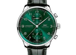 IWC Portuguese Chronograph IW371615 (2025) - Green dial 41 mm Steel case