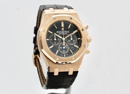 Audemars Piguet Royal Oak Chronograph 26320OR.OO.D002CR.01 (2016) - Zwart wijzerplaat 41mm Roségoud