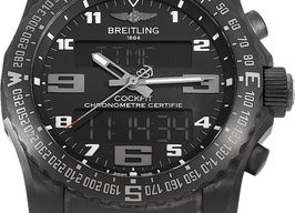 Breitling Cockpit B50 VB501022/BD41/176V (Unknown (random serial)) - Black dial 46 mm Titanium case