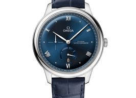 Omega De Ville 434.13.41.21.03.002 (2025) - Blauw wijzerplaat 41mm Staal