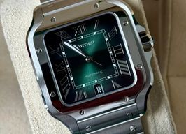 Cartier Santos WSSA0062 (2026) - Green dial 40 mm Steel case
