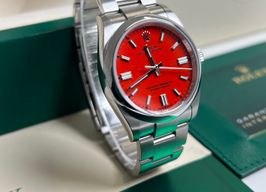Rolex Oyster Perpetual 36 126000 (2023) - Red dial 36 mm Steel case