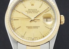 Rolex Datejust 36 16233 (1993) - Gold dial 36 mm Gold/Steel case