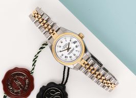 Rolex Lady-Datejust 79173 (2000) - White dial 26 mm Gold/Steel case