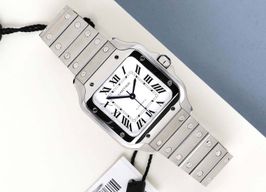 Cartier Santos WSSA0029 (2024) - Silver dial 35 mm Steel case