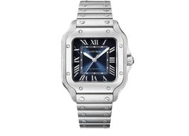 Cartier Santos WSSA0063 (2026) - Blue dial 35 mm Steel case