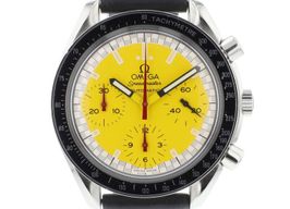 Omega Speedmaster Reduced 3810.12.00 (Unknown (random serial)) - Yellow dial 39 mm Steel case