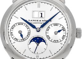 A. Lange & Söhne Saxonia 330.026 (Unknown (random serial)) - Silver dial 39 mm White Gold case
