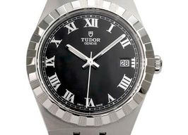 Tudor Royal 28500 (2021) - Zwart wijzerplaat 38mm Staal