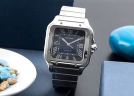 Cartier Santos WSSA0013 (Unknown (random serial)) - Blue dial 40 mm Steel case