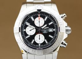 Breitling Super Avenger II A13371 (2019) - Black dial 48 mm Steel case