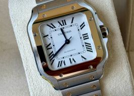 Cartier Santos W2SA0016 (2024) - Silver dial 35 mm Steel case