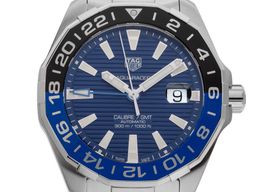 TAG Heuer Aquaracer 300M WAY201T.BA0927 (2022) - Blauw wijzerplaat 43mm Staal