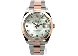 Rolex Datejust 41 126301 (2021) - Parelmoer wijzerplaat 41mm Staal