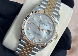 Rolex Datejust 36 126233 (2025) - Pearl dial 36 mm Gold/Steel case