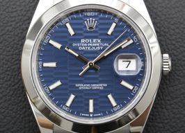 Rolex Datejust 41 126300 (2023) - Blue dial 48 mm Steel case