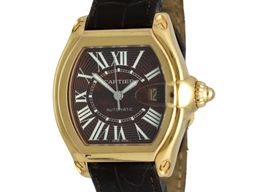 Cartier Roadster 3103 (2008) - Black dial 42 mm Rose Gold case
