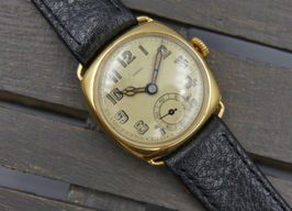 Patria Vintage 10's vintage watch mens cushion Patria sister omega manual wind 13''' serviced -