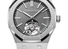 Audemars Piguet Royal Oak Tourbillon 26530TI.OO.1220TI.01 (2025) - Grey dial 41 mm Titanium case