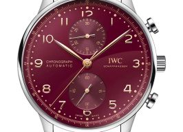 IWC Portuguese Chronograph IW371629 (2026) - Red dial 41 mm Steel case