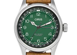 Oris Miles Tonneau 01 754 7779 4067-Set (2023) - Green dial 38 mm Steel case