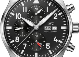 IWC Pilot Chronograph IW378002 (2026) - Zwart wijzerplaat 43mm Staal