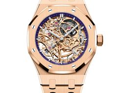 Audemars Piguet Royal Oak Double Balance Wheel Openworked 15467OR.OO.1256OR.02 (2025) - Transparent dial 37 mm Rose Gold case