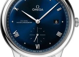 Omega De Ville 434.10.41.20.03.001 (2024) - Blauw wijzerplaat 41mm Staal