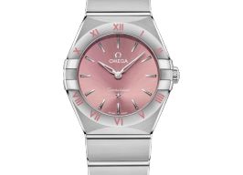 Omega Constellation Quartz 131.10.28.60.11.001 (2025) - Red dial 28 mm Steel case