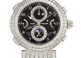 Patek Philippe Grand Complications 6300/400G-001 (2025) - Black dial 49 mm White Gold case