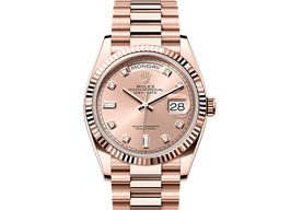 Rolex Day-Date 36 128235 (2025) - Roze wijzerplaat 36mm Roségoud