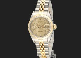 Rolex Lady-Datejust 69173 (1990) - Champagne wijzerplaat 26mm Goud/Staal