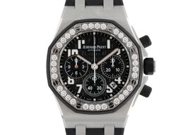 Audemars Piguet Royal Oak Offshore Lady 26048SK.ZZ.D002CA.01 (Unknown (random serial)) - Black dial 37 mm Steel case