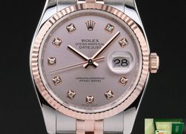 Rolex Datejust 36 116231 (2006) - Roze wijzerplaat 36mm Goud/Staal