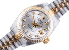 Rolex Lady-Datejust 69173 (1991) - Silver dial 26 mm Gold/Steel case