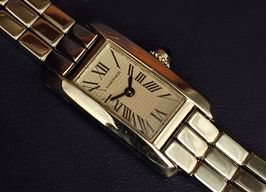 Cartier Tank Américaine 2544 (Unknown (random serial)) - Silver dial 28 mm White Gold case