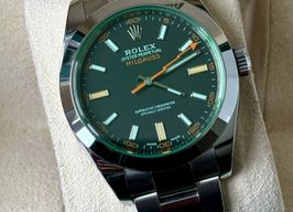 Rolex Milgauss 116400GV (2009) - Zwart wijzerplaat 40mm Staal