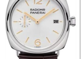 Panerai Radiomir PAM01292 (2024) - Wit wijzerplaat 40mm Staal