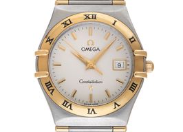 Omega Constellation 796.1201 (1998) - Wit wijzerplaat 27mm Goud/Staal