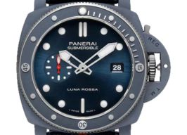Panerai Submersible PAM01466 (2026) - Blauw wijzerplaat 44mm Titanium