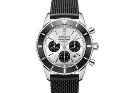 Breitling Superocean Heritage II Chronograph AB0162121G1S1 (2024) - Zilver wijzerplaat 44mm Staal