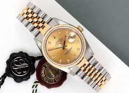 Rolex Datejust 36 16233 (1994) - Champagne dial 36 mm Gold/Steel case