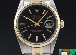 Rolex Datejust 36 16233 (1994) - Black dial 36 mm Gold/Steel case