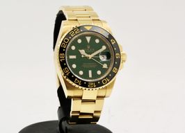 Rolex GMT-Master II 116718LN (Unknown (random serial)) - Green dial 40 mm Yellow Gold case