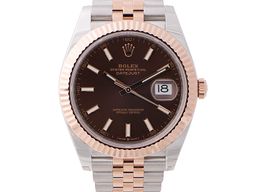 Rolex Datejust 41 126331 (2023) - Brown dial 41 mm Gold/Steel case