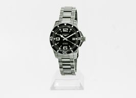 Longines HydroConquest L3.741.4.56.6 (2024) - Black dial 39 mm Steel case